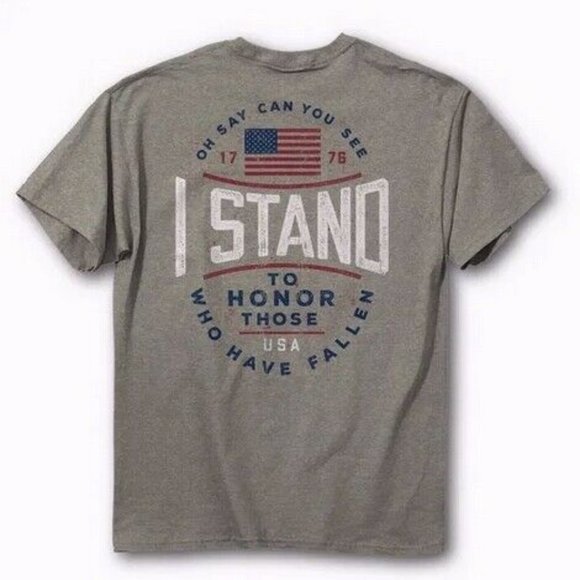 I Stand To Honor Those That Have Fallen Short Sleeve T-Shirt - NEW Fast Ship - Picture 1 of 4